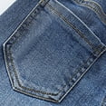 thumbnail image 7 of Tdoqot Girls Jeans- Baggy Casual Wide Leg High Rise Kids Denim Jegging Pants Blue Size 14, 7 of 7