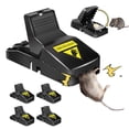 thumbnail image 1 of Trampa para ratones, juego de 6 trampas para ratones profesionales, herramientas profesionales reutilizables para trampas para ratones JM, 1 of 5