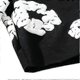 thumbnail image 4 of Summer Men Shorts Flower Print Drawstring Elastic Waist Loose Pockets Pleated Vacation Beach Sport Casual Homewear Short Pants, 4 of 5