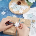thumbnail image 3 of 30Pcs Acrylic Snowflake Ornaments Bulk Christmas Snowflakes Link Charms Plastic Winter Glitter Snow Flakes Christmas Tree Hanging Decorations for Wonderland Holiday New Year Home Decor Craft, 3 of 5