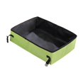 thumbnail image 2 of Cuenco para arena para gatos, tela Oxford, impermeable, bandeja para arena para gatos, para coche, avión, furgoneta Verde S, 2 of 8