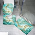 thumbnail image 4 of Conjuntos de Cojines de Decoraciones de Alfombra Suave Transpirable Perfecl Tapa de baño 50x80cm 40x50cm 40x45cm, 4 of 7