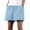 Light Blue, variant on Kvture Women's Casual Wide Leg Shorts with Pockets Vintage Elastic Waist Striped Pattern Short Pants for Women M