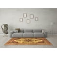 thumbnail image 3 of Ahgly Company Indoor Round Persian Brown Traditional Area Rugs, 3' Round, 3 of 4
