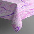 thumbnail image 5 of Square Tablecloth, Waterproof Polyester Table Cover, Wrinkle Resistant & Washable Fabric for Dining, Kitchen, Picnic, 60x60in(152x152cm), Liquid & Marble Print, 5 of 6