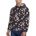thumbnail image 3 of Sikiie Snake And Floral1 Men's Hoodie, Essentials Hoodie, Sweatshirt, Pullover Hooded Sweatshirt for Men-X-Large, 3 of 7