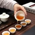 thumbnail image 6 of Set Chinese Travel Kung Fu Tea Set Ceramic Portable Teacup Porcelain Service Gaiwan Tea Cups Mug Of Tea Ceremony Teapot, 6 of 7