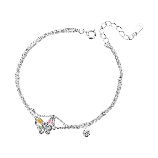 Pulsera original de plata S925, pulsera de joyería fina