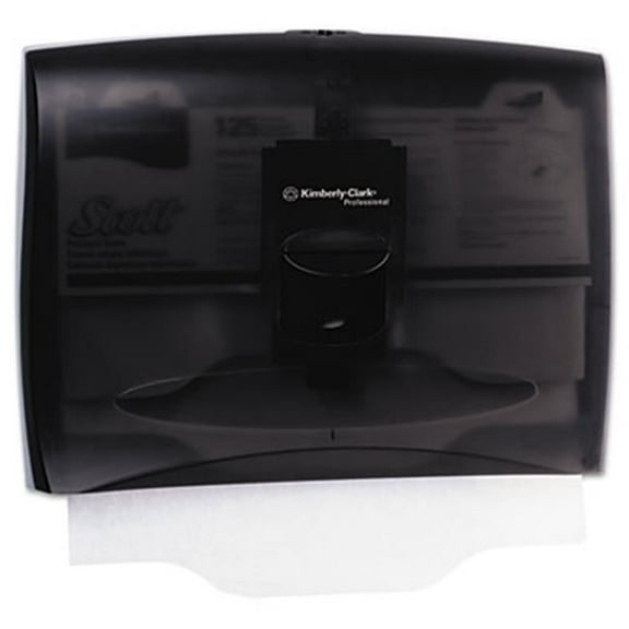 * Locking Toilet Seat Cover Dispenser- 17 1/2 x 3 1/4 x 13 1/4- Smoke Gray