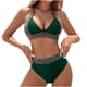 thumbnail image 2 of Traje de baño para mujer Traje de baño de color sólido para mujer + bañador y bikini de moda Traje de baño dividido Trajes de baño para mujer, 2 of 4