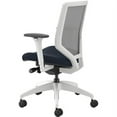 thumbnail image 3 of HON Solve Mid-Back Task Chair Midnight Fabric Seat - Fog Back - White Frame - 5-star Base - 19" Seat Width x 19" Seat Depth - 29.5" Width x 29.5" Depth x 42.5" Height - 1 Each, 3 of 7