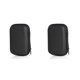 thumbnail image 2 of Sidaley Estuche de transporte portátil para auriculares con cremallera, caja de almacenamiento para auriculares con cable, organizador, bolsa de Negro 2piezas, 2 of 5