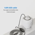 thumbnail image 4 of Mini USB Ceiling Fan, Portable Hanging Ceiling Fan ABS 3 Detachable Blades Lightweight 3 Wind Speed  for Camping, 4 of 7