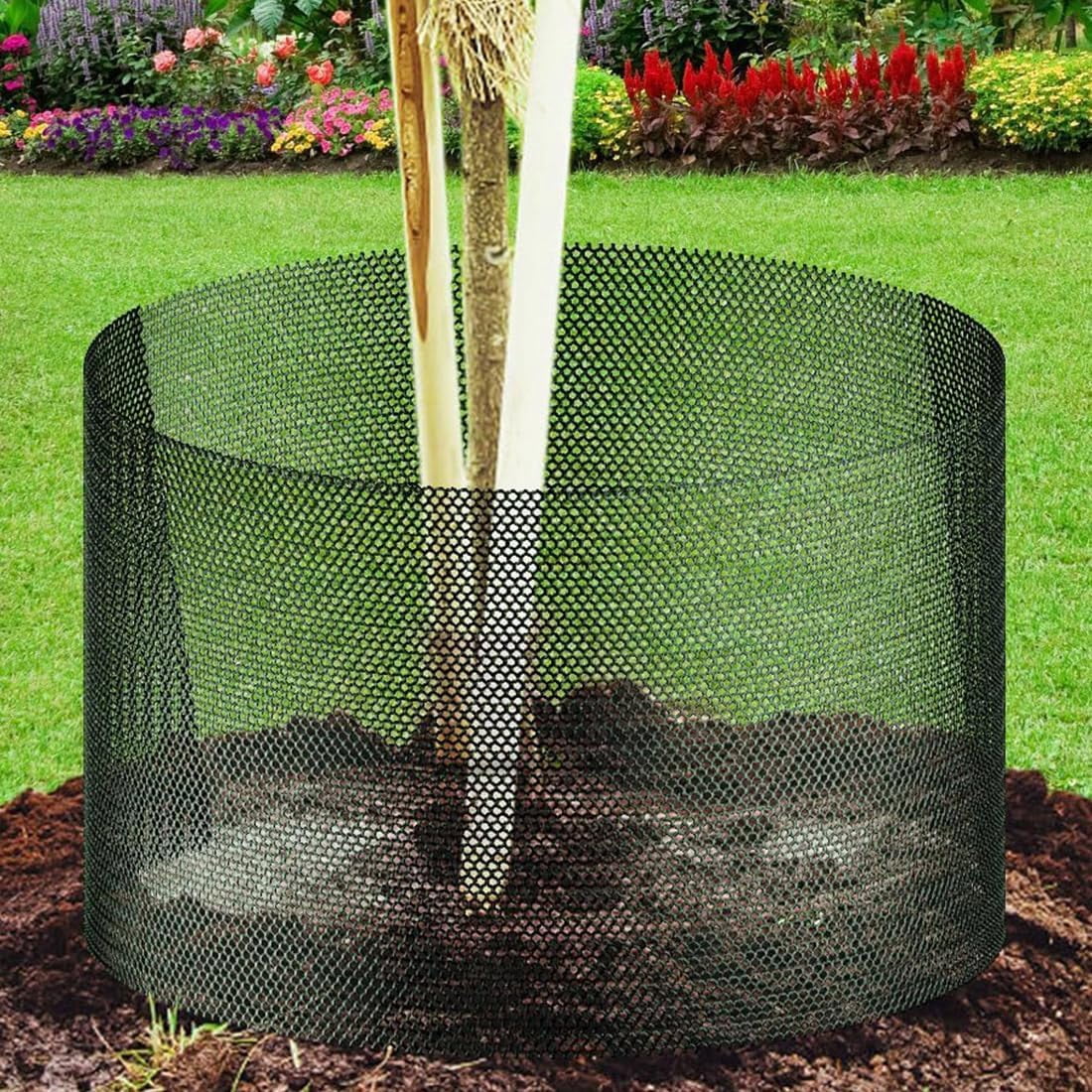 Plastic Chicken Wire Fencing 15.8'' x 10ft Black Chicken Wire Mesh Fence Poultry Netting for Crafts, Plastic Garden Fencing, Floral Chicken Wire