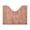 Pink, variant on U-Shaped Contour Toilet Mat, Soft Microfiber Bathroom Rug, Non Slip, Quick Dry & Absorbent, Machine Washable, Blue, 19.7"x15.75"