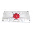 thumbnail image 4 of Placa De Inserción De Mesa De Enrutador Placa de inserción de mesa de enrutador de aluminio Bancos de carpintería Modelo de recorte (rojo), 4 of 7