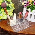 thumbnail image 4 of Almacenamiento de cosméticos, organizador de cosméticos, soporte de maquillaje, soporte de lápiz labial acrílico transparente con 24 secciones Xemadio LN-1178, 4 of 7