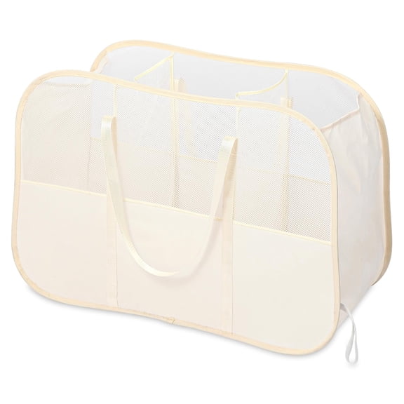 Collapsible Laundry Baskets with Easy Carry Handles, 95L Clothes Hamper for Storage, Foldable Laundry Basket Tear-proof, Large Pop Up Hampers for Laundry, Bedroom, Bathroom, Dorm Grey