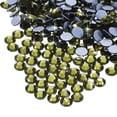 thumbnail image 1 of Uxcell 2880 Pcs Hotfix Rhinestones Flatback Crystal Glass Gems SS10 2.9mm Deep Green, 1 of 5
