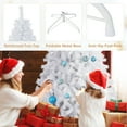 thumbnail image 4 of Costway 6Ft Hinged Artificial Christmas Tree Pine Tree 1000 Tips Metal, 4 of 10
