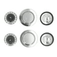 thumbnail image 4 of Kitchen Sink Strainers, Anti Clogging High Hardness Sink Drain Strainers Sturdy Practical Rustproof 3set Glossy Edge  For Most Standard Sink, 4 of 8