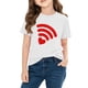 thumbnail image 3 of Blusas y camisas de manga corta con cuello redondo para niños y niñas, camisetas gráficas de manga corta, blusas con estampados bonitos para la temporada escolar., 3 of 8