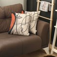 thumbnail image 1 of homeroots Décor 392814 Lot de 2 Housses de Coussin Imprimées Boho Chic Rouge, 1 of 1
