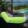 thumbnail image 3 of Imountek Solid Print Polyester Inflatable Air Sofa, Green, 3 of 11
