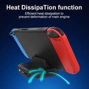TV Converter Dock for Nintendo Switch & Switch OLED, Gamepad Port for Gamecube, HDMI Adapter Portable Charging Stand-Black