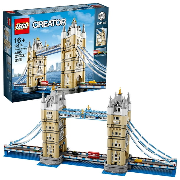 tirar a la basura lb Largo LEGO Creator Expert Tower Bridge 10214 (4,295 Pieces) - Walmart.com