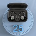 thumbnail image 3 of Auriculares inalámbricos Bluetooth 5.1, pantalla de batería de 500 mAh, graves profundos a prueba de agua, auriculares con sonido estéreo de música, 3 of 7