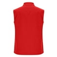 thumbnail image 6 of JGGSPWM Women's Lightweight Breathable Travel Hiking Waistcoat Jacket with Pocket and Zipper Spring Fall Sleeveless Work Vest Red M, 6 of 7