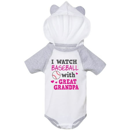 

Inktastic I Watch Baseball with My Great Grandpa Gift Baby Boy or Baby Girl Bodysuit