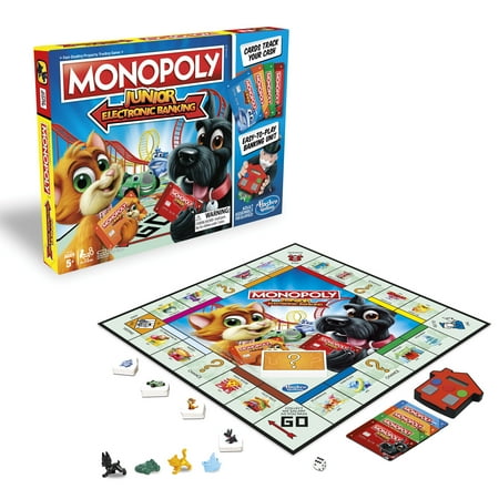 Monopoly Junior Electronic Banking, Games for Ages 5 and up