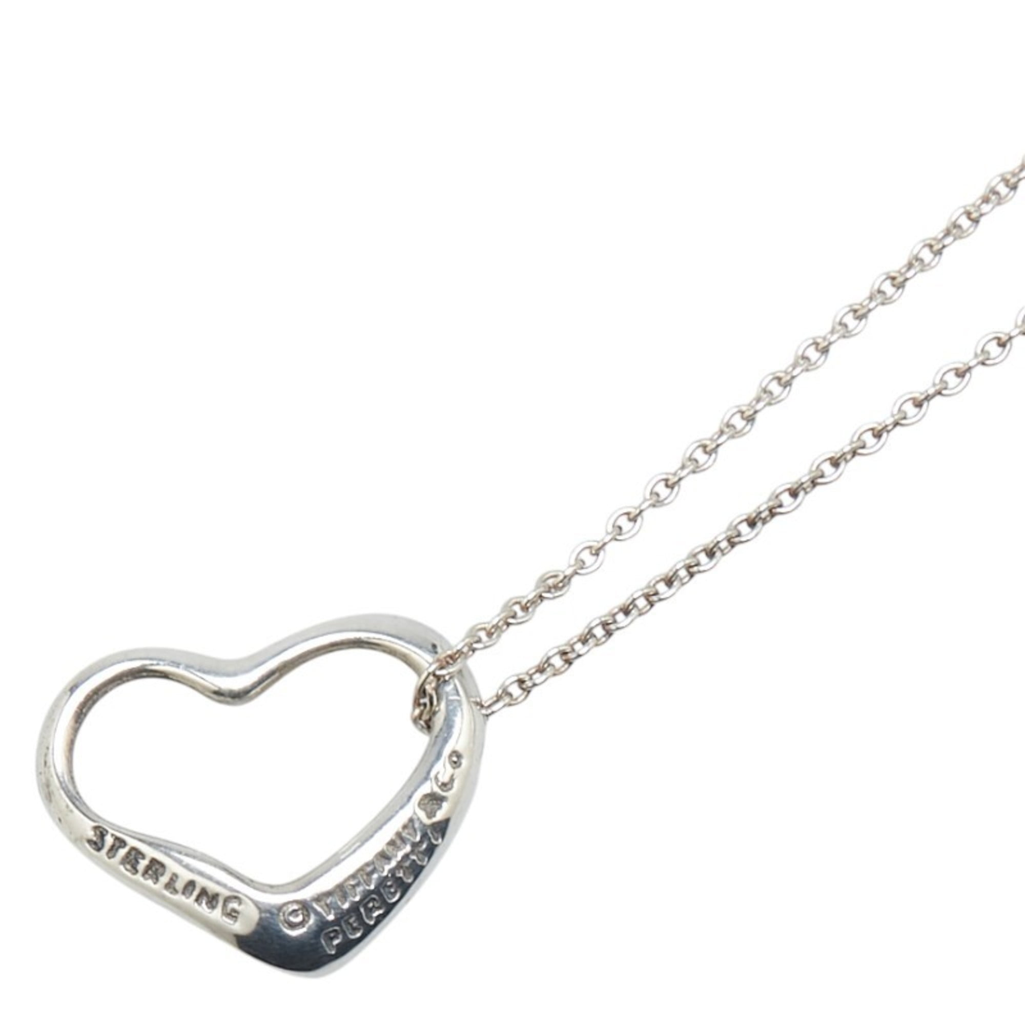 TIFFANY & CO. Pre-Owned Tiffany heart necklace, sterling silver, for women, TIFFANY&Co. (Good)