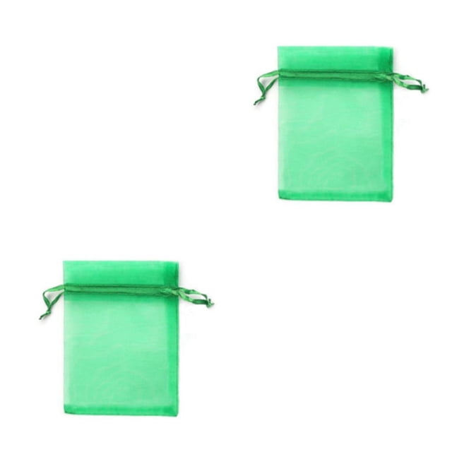 Scienceny 50piece Bag Color Protection For Pest Is Durable Lightweight It For Fruits Closure Protection Insect Proof Bag Verde oscuro 10*12 CM 2piezas