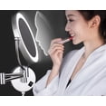 thumbnail image 3 of Lighted Makeup Mirror Makeup Mirror With Led Lamp Vanity Mirror Hotel Wall-mounted Retractable Folding Beauty Mirror ,Widely Use, 3 of 6