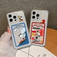 thumbnail image 2 of New Cartoon Cute Dog Card Hold Case For iPhone 16 15 14 13 12 11 Mini Pro Max X XR XSMax 7 8 Plus S-Snoopys Cover tzw, 2 of 7