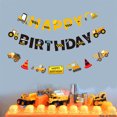 thumbnail image 6 of 2pcs Construction Vehicle Theme Bunting Banner Hanging Garland Decoration Kids Birthday Party Supplies, 6 of 8