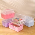 Girl Hairpiece Storage Box,3-layer Children's Jewelry Storage Box