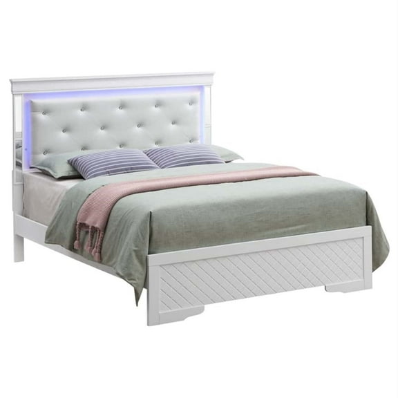 Glory Furniture Verona Queen Size Bed White