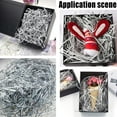 thumbnail image 5 of 1set Raffia Crinkle Cut Paper Shred Filler for Gift Wrapping & Easter Basket Filling Silver 3x0.1mm, 5 of 6