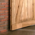 thumbnail image 5 of 36 in. x 84 in.  Farm Style Sliding Door, Unfinished with Sliding Door Hardware Kit, 5 of 8
