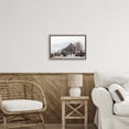 thumbnail image 2 of Stupell Industries Colorado Buffalo Snowy Farm Brown Framed Floater Canvas Wall Art, design by Jeff Poe Photography, 2 of 9