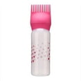 thumbnail image 2 of Botella para tinte de cabello, champú, colorante para el cabello, aplicador, botella con peine, 170 ml (rojo rosa), 2 of 10