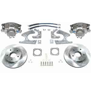JEGS 630104 All-Wheel Disc Brake Conversion Kit GM Staggered Shock Configuration