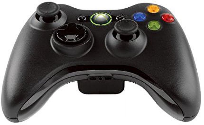 Original Microsoft Xbox 360 Wireless Controller, Black - image 2 of 3