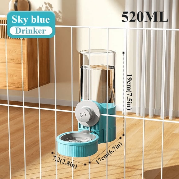 New Tepy Gravity Pet Auto Feeder Waterer Dog Water Supplies Hanging Cage Dog Basin Cat Bowl Automatic Feeder Pet Supplies