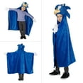 thumbnail image 4 of Sonic Kids Hooded Throw, Wearable Plush, Blue, 4 of 7