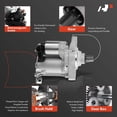 thumbnail image 5 of A-Premium Starter Motor Compatible with Honda Accord 95-07, Pilot 03-05, Odyssey 99-06 & Acura CL 97-03, TL, MDX, 2.7L 3.0L 3.2L 3.5L, 12V 1.6KW 9 Teeth Counterclockwise, Replace# 06312-P8A-5050, 5 of 9
